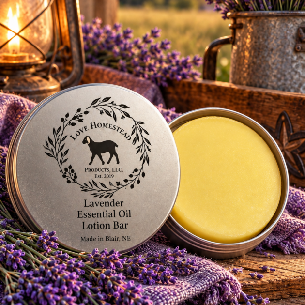 Lavender Essential Oil Lotion Bar